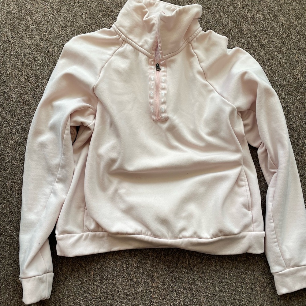 Nike Women's Soft Pink Cowl Neck Sweater